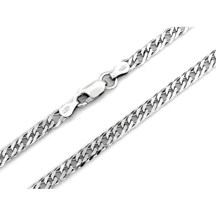 Srebrny łańcuszek 925 z szerokością 4.5mm