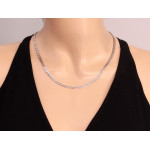 Srebrny łańcuszek 925 z szerokością 4.5mm