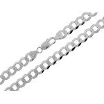 Srebrny łańcuszek pancerka 55-60 cm