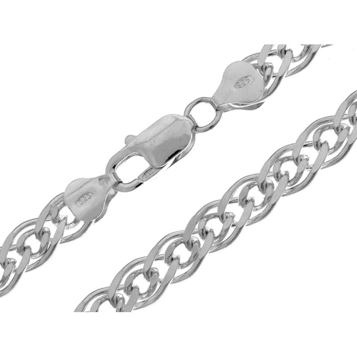 Srebrny łańcuszek 55 cm, Biżuteria srebrna pr 0.925