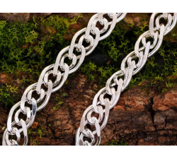 Srebrny łańcuszek 55 cm, Biżuteria srebrna pr 0.925