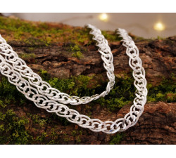 Srebrny łańcuszek 55 cm, Biżuteria srebrna pr 0.925