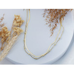 Srebrny naszyjnik pozłacany z regulacją
