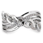 Srebrny pierścionek z cyrkoniami