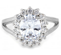 Srebrny pierścionek markiza 12 rozmiar 0.925