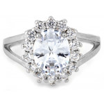 Srebrny pierścionek markiza 12 rozmiar 0.925