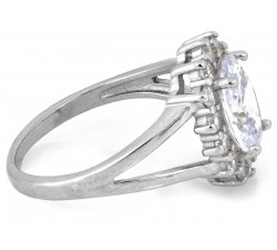 Srebrny pierścionek markiza 12 rozmiar 0.925