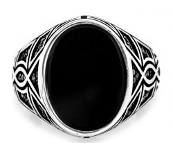 Elegancki srebrny pierścionek w rozmiarze 22-25