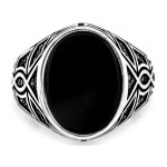 Elegancki srebrny pierścionek w rozmiarze 22-25