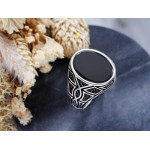 Elegancki srebrny pierścionek w rozmiarze 22-25