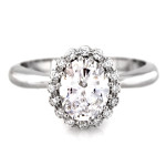 Srebrny pierścionek markiza z cyrkoniami