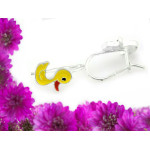 kolczyki z biglem srebro 925 kaczuszki