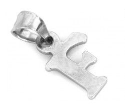 Zawieszka srebrna z literką F