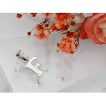 Zawieszka srebrna z literką F