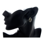 Srebrny komplet z cyrkoniami i zultanite 0.925