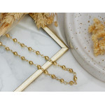 Srebrny naszyjnik, długość 42 cm