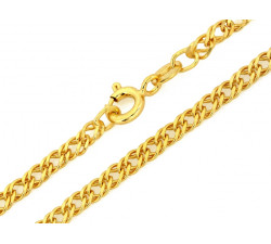 Elegancki srebrny łańcuszek o długości 45/50 cm