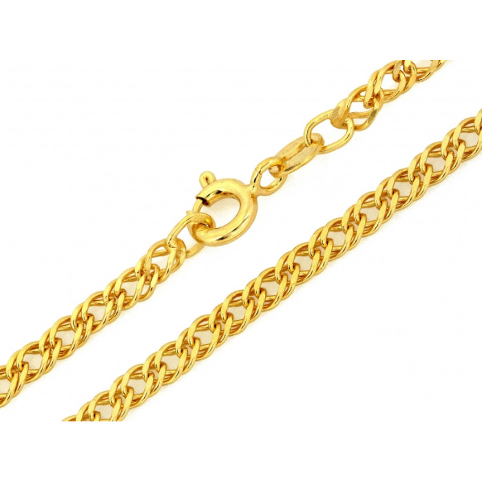 Elegancki srebrny łańcuszek o długości 45/50 cm