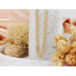 Elegancki srebrny łańcuszek o długości 45/50 cm