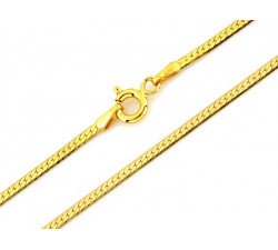 Srebrny łańcuszek, długość 45cm