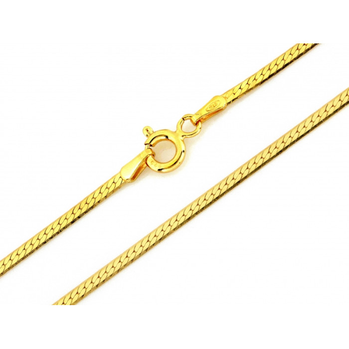 Srebrny łańcuszek, długość 45cm