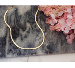 Srebrny łańcuszek, długość 45cm