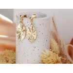 Srebrne kolczyki wiszące pozłacane