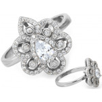 Srebrny pierścionek błyszczący rozmiary 15-19