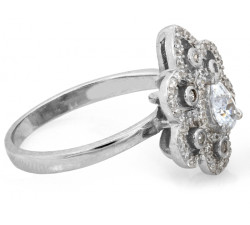 Srebrny pierścionek błyszczący rozmiary 15-19