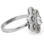 Srebrny pierścionek błyszczący rozmiary 15-19