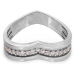 Srebrny pierścionek z biżuterii pr 0.925