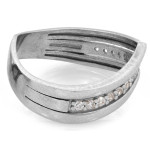 Srebrny pierścionek z biżuterii pr 0.925