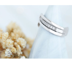 Srebrny pierścionek z biżuterii pr 0.925