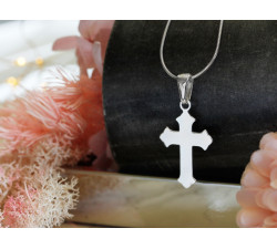 Srebrny krzyżyk bez pasyjki, pr. 0.925