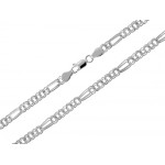 Gruby srebrny łańcuch modny z dużymi ogniwami