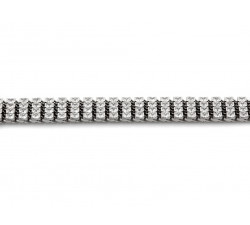 Srebrna bransoletka z cyrkoniami