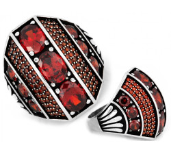 Srebrny pierścionek rozmiar 18 dla kobiet