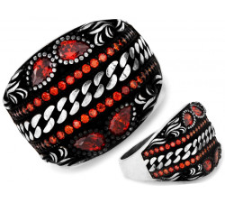 Srebrny pierścionek z motywem kółek 0.925