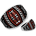 Duży srebrny pierścień z cyrkoniami