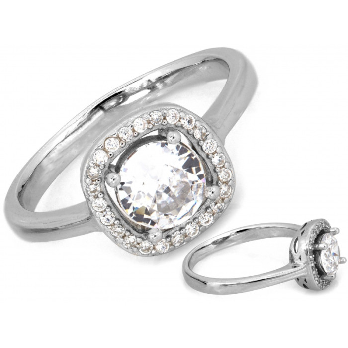 Srebrny pierścionek pr 0.925, rozmiar 17|19