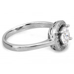 Srebrny pierścionek pr 0.925, rozmiar 17|19