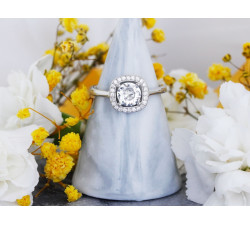 Srebrny pierścionek pr 0.925, rozmiar 17|19