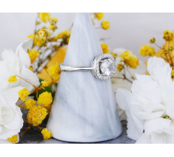 Srebrny pierścionek pr 0.925, rozmiar 17|19