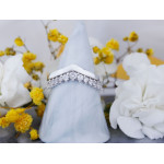 Srebrny pierścionek z cyrkoniami