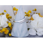 Srebrny pierścionek z cyrkoniami