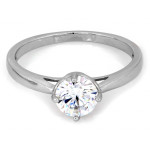 Srebrny pierścionek z cyrkonią 925