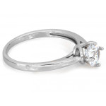 Srebrny pierścionek z cyrkonią 925