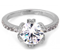 Srebrny pierścionek, rozmiar 12-19, szer. 9.8mm