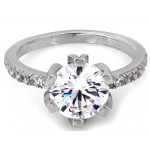 Srebrny pierścionek, rozmiar 12-19, szer. 9.8mm