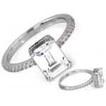 Srebrny pierścionek 0.925, elegancki wzór